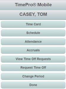 TimePro Mobile